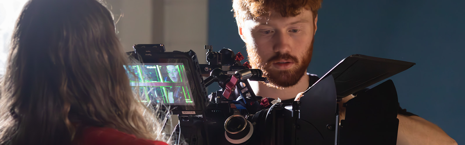 Digital Cinema Production Certificate - Students in CA659 working with camera